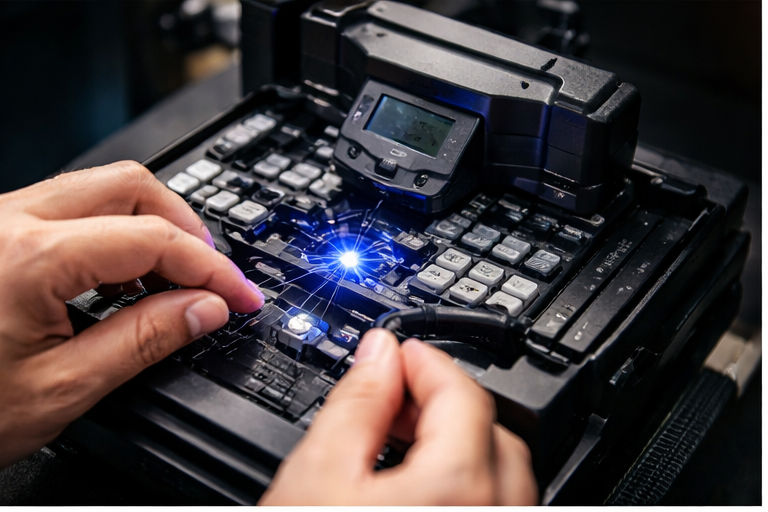 fibersvets_1 Elledningar - hög spänning